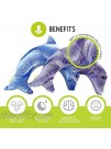 Stuffed Dolphin 1 Kg Sensory Tool Lap Pad Weighted Animal for Kids Weighted Plush for Adults Reduce Anxiety by manimo