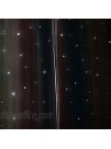 Curtains YBENWL 2 Panels Double Layer Rainbow Stripe Hollow Out Star Cut-Out Romantic Colorful Star Cut Out Stripe Window Gradient Sheer Blackout for Kids Girls Bedroom Living Room Hotel
