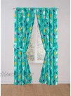 Disney Lilo & Stitch Aloha Stitch 84" Inch Drapes Beautiful Room Décor & Easy Set Up Bedding Curtains Include 2 Tiebacks 4 Piece Set Official Disney Product