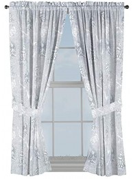 Jay Franco Disney Nightmare Before Christmas Meant to Be 63" Inch Drapes Beautiful Room Décor & Easy Set Up Bedding Curtains Include 2 Tiebacks 4 Piece Set Official Disney Product