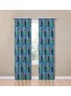 Minecraft Monster Hunters 84" Inch Drapes Beautiful Room Décor & Easy Set Up Bedding Curtains Include 2 Tiebacks 4 Piece Set Official Minecraft Product