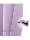 Vangao Room Darkening Curtain Lilac for Girls 63 inches Length Window Treatment Blackout Drape for Bedroom Grommet Top 52Wx63W-inch 1 Panel