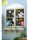 625PCS Halloween Decorations Window Clings Hallowmas Ghost Spider Bat Pumpkin Monster Peeking Decals Party Supplies Decor