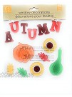 Autumn Fall Themed Gel Cling Set Harvest Truck 20 Piece