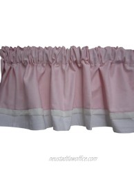 Baby Doll Bedding Classic Bows Valance Pink