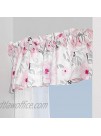 Bedtime Originals Blossom Pink Gray Watercolor Floral Window Valance