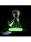 Aloka Twilight Spark My Little Pony Starlight Color Change 12 Color Pattern LED Decorative Night Light for Kids with Remote
