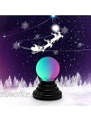 CozyCabin 3" Light Plasma Ball Lamp Static Electric Globe Magic Thunder Lightning Touch Sensitive Novelty Toy for Parties Decorations Kids BedroomBlue Purple Light