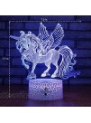 Easuntec Unicorn Gifts Night Lights for Kids with Remote & Smart Touch 7 Colors + 16 Colors Changing Dimmable Unicorn Toys 1 2 3 4 5 6 7 8 Year Old Girl Gifts Unicorn 16WT