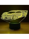 JMLLYCO Sports Car Toy,Race Car Night Light with Timer & Remote Control & Smart Touch 7 Colors Changing LED Sports Car Bedside lamp for Adult or Kids as Birthday Gift or Holidays Present
