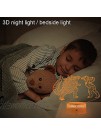 KYMELLIE Godzilla vs King Kong Night Light Kid’s Room LED Décor Lamp with Remote control 16 Colors as Birthday Gifts or Present for Boys Girls Baby