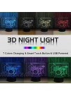 LLUUKK Visual 3D Night light Lamp Drum toys Desk Lamp Table decoration household accessories Kids gift boys festival for music lovers