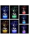 Magiclux 3D Illusion Sonic Night Light Anime Hedgehog Table Lamp with Remote Control Kids Bedroom Decoration Creative Birthday for Boys Girls