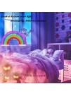 QiaoFei Cute Rainbow Light Signs for Kids Gift's Gift LED Rainbow Neon Signs Rainbow Lamp for Wall Decor Bedroom Decorations Home Accessories Party Holiday Battery or USB Operated Table Night Lights