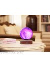 VGAzer Levitating Moon Lamp Floating and Spinning in Air Freely with Gradually Changing LED Lights Between 7 Colors,Decorative Light for Kids Lover Friends Round Base