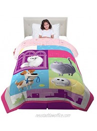 Franco Kids Bedding Comforter Twin Size 64" x 86" Secret Life of Pets 2