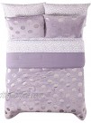 Material Girl Kids Metallic Polka Dot Purple Twin 5 Piece Bed in a Bag Purple BIB4178PPT-3200