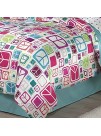 My Room Peace Out Girls Comforter Set With Bedskirt Multicolor Full