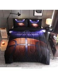 NTBED Basketball Comforter Set Full for Boys Teens 3-Pieces Sports Bedding Comforter ,Microfiber Reversible Printed Quilt Set with 2 Matching Pillow Shams