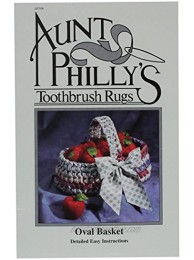 Aunt Philly's Toothbrush Quilts AP106 Oval Basket Toothbrush Rug