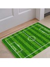 Football Rug Mat Anti Slip Kids Play Floor Carpet Area Rug Soccer Pitch Football Field Doormats Home Nursery Bedroom Decoration