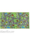 Kids Carpet Playmat City Life Extra Large Learn Have Fun Safe Children's Educational Road Traffic System Multi Color Activity Centerpiece Play Mat! Great for Playing with Cars for Bedroom Playroom