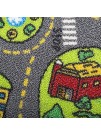 Kids Carpet Playmat Rug City Life Great for Playing with Cars and Toys Play Learn and Have Fun Safely Kids Baby Children Educational Road Traffic Play Mat for Bedroom Play Room Game Safe Area