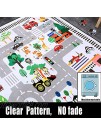 nexace Kids Rug Play Mat City Life Great for Playing with Cars for Bedroom Playroom,Carpet,Soft Large Size,4.9x6.4 FEET 4.9'x6.4'