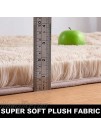 PAGISOFE Beige Fluffy Shag Area Rugs for Bedroom 5x7 Soft Fuzzy Shaggy Rugs for Living Room Carpet Nursery Floor Girls Dorm Room Rug