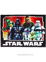Star Wars Rug HD Digital ep 5 Darth Vader Yoda Chewbacca R2D2 Bedding Wall Decals Area Rugs 40" x 54" Standard