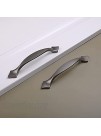 Household cabinets Handle Kitchen Door Handle  Closet Door Drawer Handle Alloy Length 5 inches Pearl Silver,L-5INCH5 Pieces