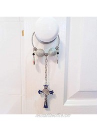 JesusAndMary Souvenirs JAMS Hanging Door Knob Charm Decor for Bedroom Nursery Gift for Housewarming Gift for Christening