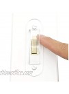 10 Pack Wall Switch Guards Plate Covers Child Safety Security Light Switch Guard Wall Plates Protects Your Lights or Circuits from Accidentally Being Turned On or Off Clear Color