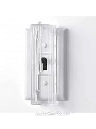 Lisol Child Proof Light Switch Cover Guard for Standard Toggle Style Switches Clear Child-Safe Residential Lighting