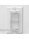 Rocker Light Switch Guard ILIVABLE Child Proof Switch Plate Cover Guard Protects Your Lights or Circuits from being Accidentally Turned On or Off by Children and Adults Clear