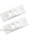 Youliang 2pcs Light Switch Guards Single Control Wall Plate Toggle Switch Protection Cover Children Safety Switch Lock Prevent Accidental Turn On or Off