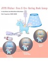 Cute Unicorn Lamp for Girls Bedroom Kids Bedside Table Lamp with 3-Color Mode LED Blub & Shade Unicorn Night Light Gifts for Girls Kids Bedroom Decor Plug in Pink Lamps for Baby Nursery Decor