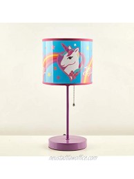 Idea Nuova JoJo Siwa Stick Table Kids Lamp with Pull Chain Themed Printed Decorative Shade