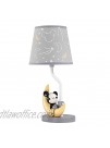 Lambs & Ivy Disney Baby Mickey Mouse Lamp with Shade & Bulb Gray Yellow