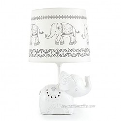 Levtex Home Baby Ely Elephant Lamp Base and Shade Grey