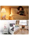 Table Lamp Kid Night Light- ExtraCozy Pegasus Style Kid's Bedroom Lights with LED Lamp Handmade with Poly Resin Nightstand Lamp Perfect for Child's Room Decor Pink
