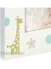 Hama Velour Baby and Child Picture Frame for Photo Size 10 x 15 cm Wooden Photo Frame for Table Top or Wall Hang, – White