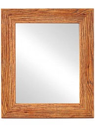Inov8 Framing Mirror Frame Wood Grain Teak 10x8 1PK 25.4 x 20.32 x 2.54 cm Brown