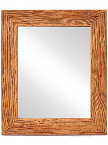 Inov8 Framing Mirror Frame Wood Grain Teak 10x8 1PK 25.4 x 20.32 x 2.54 cm Brown