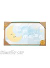 Kate & Milo Frames Canvas Baby Handprint DIY Wall Art for Baby Girl Nursery or Baby Boy Nursery Love You to The Moon Baby Art Prints and Paint Kit