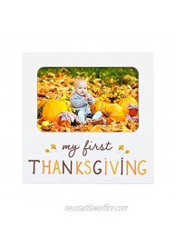 Kate & Milo My 1st Thanksgiving Frame Baby Frame Baby’s First Thanksgiving Keepsake Frame Great for Baby Girl or Baby Boy