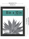 MCS 63914 Industries 8x10 Inch Gallery 2-Pack Black Woodgrain Essential Frame 8x10
