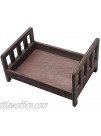 Newborn Baby Photography Bed Baby Photography Cot Baby Photo Props Small Wooden Bed Detachable Photo Background for Baby Photo Studio Posing
