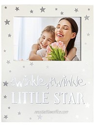 YEASL Twinkle Twinkle Little Star Baby Picture Frame-Light Up Baby Tabletop Photo Keepsake Frame 4"x 6" Baby Holiday Gift Horizontal 46