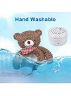 Baby Sleep Soother HOUSOLY Rechargeable White Noise Machine Night Light Projector with 18 Soothing Sounds Cry Sensor Function Brown Teddy Baby Sleep Sound Machine